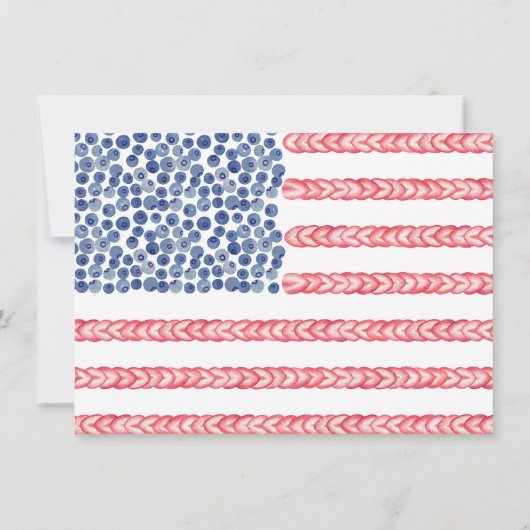 Foto van kinderen met vuurwerk in rood, wit en bla bedankkaart (Achterkant)