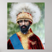 Foto van King Haile Selassie van Ethiopia Canvas P Poster (Voorkant)