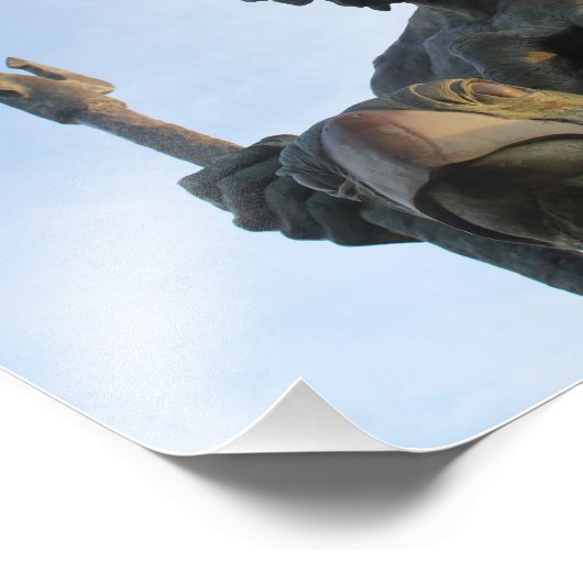 Foto van King Neptune Virginia Beach Afdruk (Hoek)