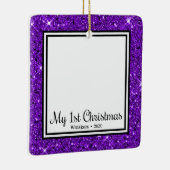 Foto van Kitten met 1 Kerstmis 2 Keramisch Ornament (Rechts)