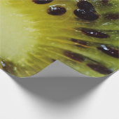 Foto van kiwi-vruchtencloseup cadeaupapier (Hoek)