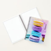 Foto van kleurrijke Macarons Notitieboek (Binnen)