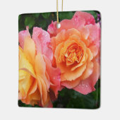 Foto van kleurrijke rozen keramisch ornament (Links)