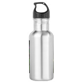 Foto van kleurrijke rozen waterfles  (Achterkant)