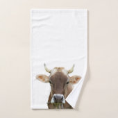 Foto van koeienvlees Boerderij Bad Handdoek (Handdoek)