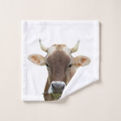 Foto van koeienvlees Boerderij Bad Handdoek (Wasdoekje)