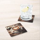 Foto van koffiekopje Hart Kartonnen Onderzetters (Insitu)