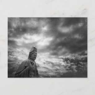 Foto van Kuan Yin Statue Fine Art Feestdagenkaart