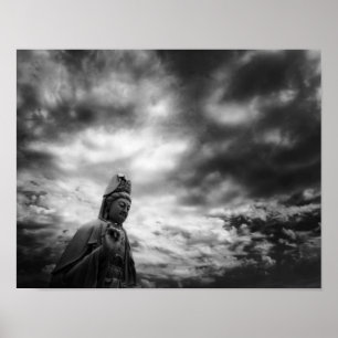 Foto van Kuan Yin Statue Fine Art Poster