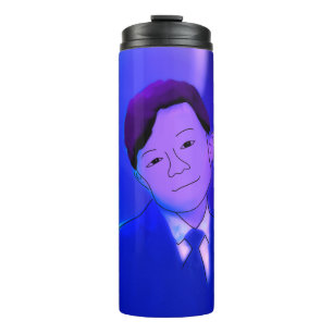 Foto van kunstenaar thermosbeker