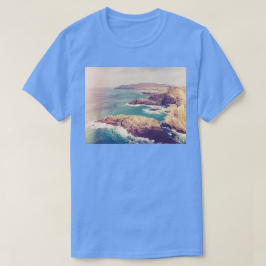  foto van kustwateren t-shirt (Design voorkant)