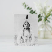  foto van Lakota Leader Sitting Bull Briefkaart (Staand voorkant)