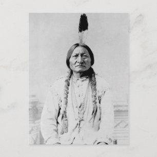 foto van Lakota Leader Sitting Bull Briefkaart