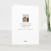 foto van landelijke de scèneKerstmis van de Feestdagen Kaart (Achterkant)