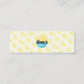 Foto van Lane Duck Mini Visitekaartje (Achterkant)