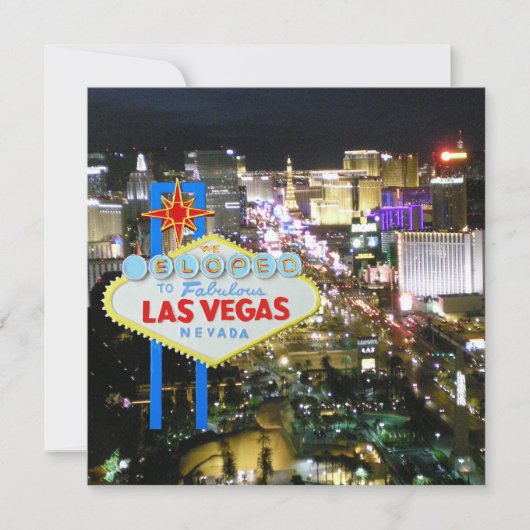 Foto van Las Vegas Pas getrouwd Kaart (Voorkant)