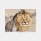 foto van leeuw fleece deken (Voorkant (Horizontaal))