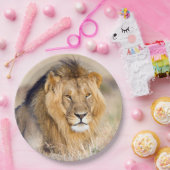 foto van leeuw papieren bordje (Feest)