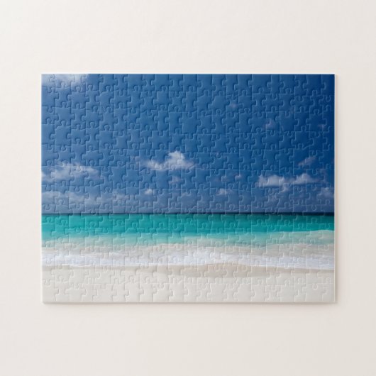 Foto van Leeward Beach Turks en Caicos Caribbean Legpuzzel (Horizontaal)