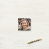 Foto van leraar aanpassen personaliseren post-it® notes (Op bureau)