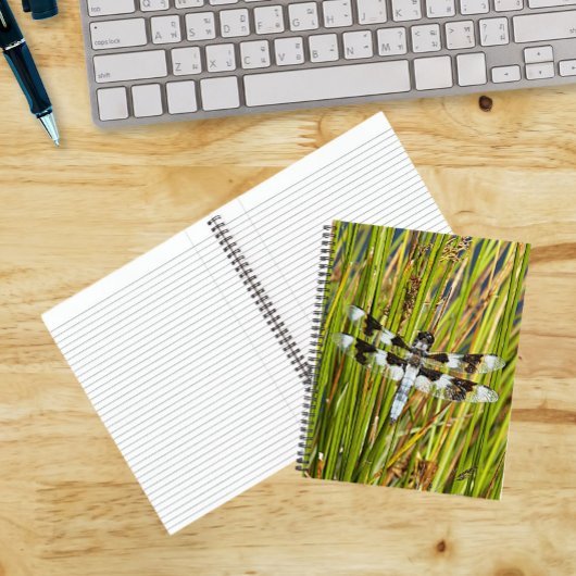 Foto van Libel van de Gewone Witte Staartschijf Notitieboek