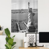Foto van Liberty Black en White Poster (Thuiskantoor)