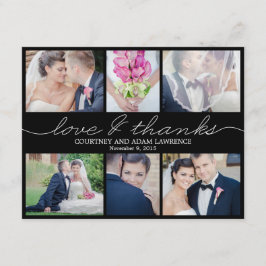 Foto van liefdevol schrijven Weddenschap Hartelijk Bedankkaart