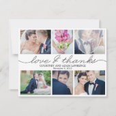 Foto van liefdevol schrijven Weddenschap Hartelijk Bedankkaart (Voorkant)