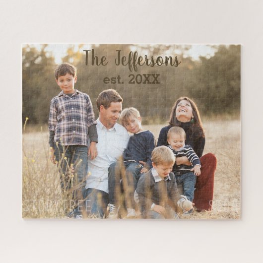 Foto van liefdevolle familie legpuzzel (Horizontaal)