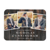 Foto van Life Country Rustic Dark Wood Magneet (Horizontaal)