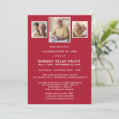Foto van Life Dark Red White 3 Kaart (Staand voorkant)