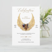 Foto van Life Gold Angel Wings Kaart (Staand voorkant)