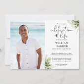 Foto van Life Greenery Funeral Kaart (Voorkant)