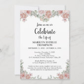 Foto van Life Pink Floral Keepomwille Kaart (Voorkant)