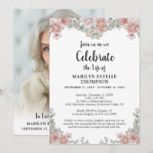 Foto van Life Pink Floral Keepomwille Kaart (Voorkant / Achterkant)