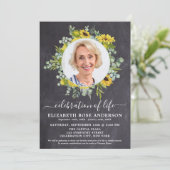 Foto van Life Sunflower Eucalyptus Kaart (Staand voorkant)