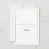 foto van lijst trouwdag dank je creditcard bedankkaart (Achterkant)