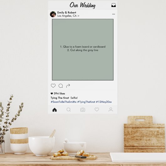 Foto van Lijst voor sociale media Poster (Keuken)