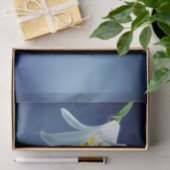  foto van Lily White Floral Tissuepapier (Geschenk)