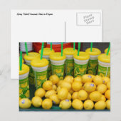 Foto van limonade stand-ups en Lemons-festival Briefkaart (Voorkant / Achterkant)