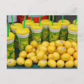 Foto van limonade stand-ups en Lemons-festival Briefkaart (Voorkant)