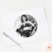  foto van Lingerie model Ronde Sticker (Envelop)