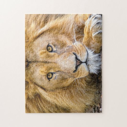 Foto van Lion Face Legpuzzel (Verticaal)
