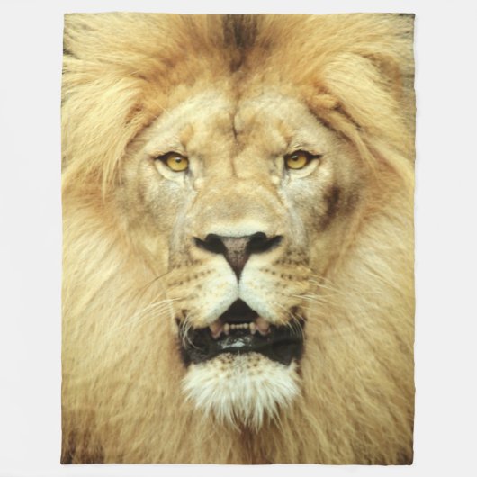 Foto van Lion Fleece Deken (Voorkant)