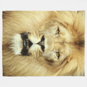 Foto van Lion Fleece Deken (Voorkant (Horizontaal))