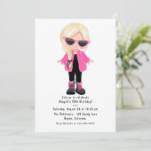 Foto van Little Mode Girl Kaart (Staand voorkant)