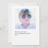 Foto van Little Mode Girl Kaart (Achterkant)