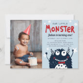 Foto van Little Monster Kids Birthday Kaart (Voorkant)