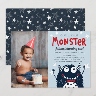 Foto van Little Monster Kids Birthday Kaart