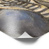 Foto van Lord Shiva Meditating Afdruk (Hoek)